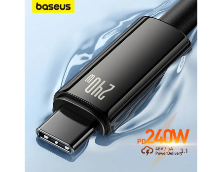 Кабель Type-C Type-C 240W PD 3.1 5A QC 4.0 для швидкого заряджання Baseus (CB000038)