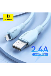 Кабель USB Lightning Baseus 2.4A для быстрой зарядки iPhone 14 13 12 1.2 м (CB000052)
