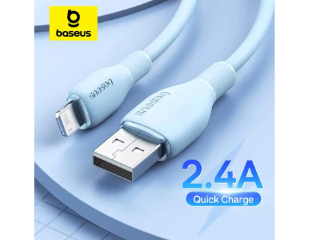 Кабель USB Lightning Baseus 2.4A для быстрой зарядки iPhone 14 13 12 1.2 м (CB000052)