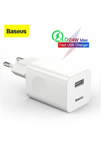 Сетевое зарядное устройство Baseus USB 24W Quick Charge 3.0