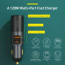 Автозарядка для телефона Baseus USB-C USB-A 120W QC4.0 QC3.0 PD3.0