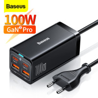 Зарядний пристрій Baseus GaN 3 PRO 100W + кабель Type-C 100W (ZM-CCGP000101)