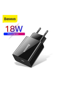 Сетевое зарядное устройство USB Quick Charge 3.0 18W Baseus (CCFS-L01)