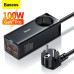 Зарядна станція подовжувач Baseus 100W GaN3 Pro PD3.0 QC4.0 (CCGAN100-1ACE)