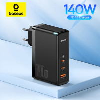 Зарядное устройство Baseus GaN 140W PD 3.1 QC 3.0/4.0 + кабель Type-C 240W