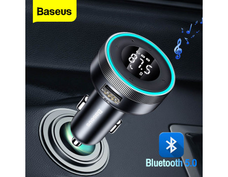 FM Transmitter Baseus Bluetooth 5.0 USB-A Hands Free для авто (CCLH-01)
