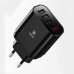 Зарядний пристрій USB Baseus LED Display 3 USB 3.4A (NRT-DY035)