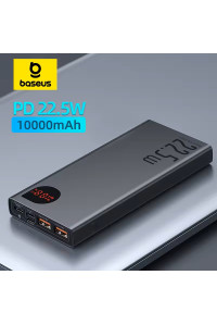 Baseus Power Bank 10000 mAh 22.5W QC 4.0 PD 3.0 FCP/SCP AFC LED (PPADM10S)