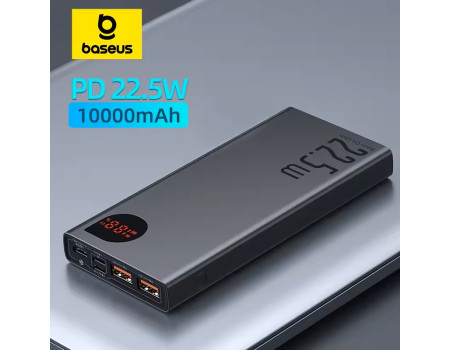 Baseus Power Bank 10000 mAh 22.5W QC 4.0 PD 3.0 FCP/SCP AFC LED (PPADM10S)