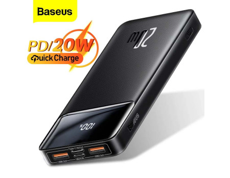 Baseus Power Bank 10000 mAh c Led дисплеем 20W QC 3.0 PD 3.0 (PPBD10K)