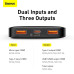 Power Bank Baseus 20000mah 20w PD QC 4.0 Fast Charging Type-C LED (PPBD20K)