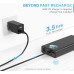Power Bank Baseus 30000mAh 65W USB C PD 3.0 QC3.0 SCP LED для смартфона и ноутбука