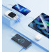 Power Bank Baseus 10000mah 15w QPOW з LED дисплеєм і кабелем 8-pin Lightning для iPhone Білий