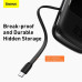 Повербанк Baseus 20000 mAh 22.5W PD3.0 QC3.0 LED з кабелем Type-C Чорний