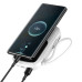 Baseus 20000mAh 20W Power Bank PD3.0 QC3.0 FCP SCP з дисплеєм та кабелем Lightning для iPhone Білий