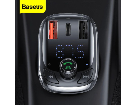 FM transmitter Baseus S13 трансмиттер передатчик Bluetooth 5.0 для авто