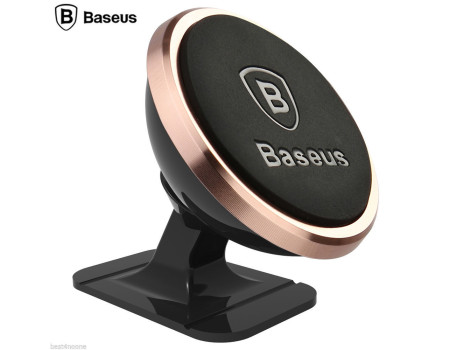 Магнітний тримач для телефону в машину Baseus Black
