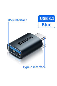 OTG переходник TYPE-C Baseus USB 3.1 10 Гбит/с