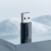 OTG переходник мини адаптер Type-C Type-A Baseus USB 3.1 алюминий 