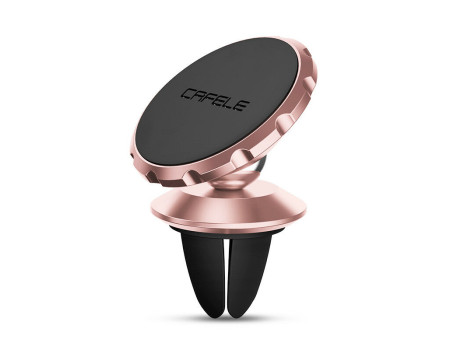 Магнітний тримач для телефону в машину Cafele 360 Rose Gold