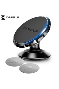 Магнитный держатель для телефона в машину Cafele 360 BK (3М)