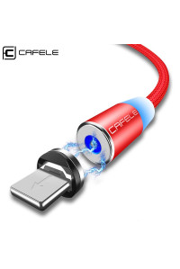 Магнитный кабель lightning для iPhone Cafele SA1-RD 1 м
