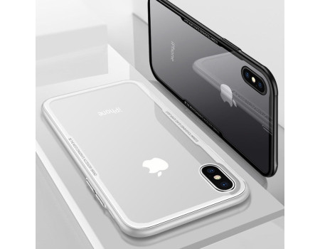 Чехол для iPhone Х Glass 9H Cafele SA2-24-02