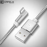 Кабель lightning для iPhone CAFELE SB9-04-01 90° 150 см