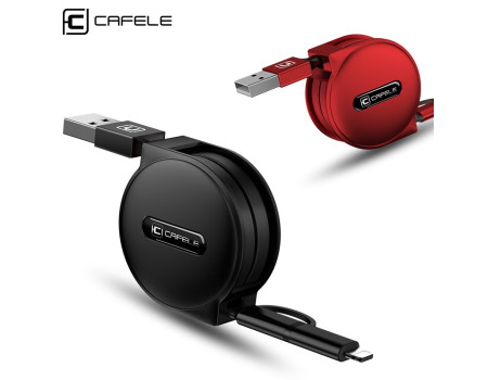 Кабель 2 в 1 Micro USB Lightning Cafele SC5-09-04 1 м