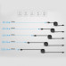 Кабель 2 в 1 Micro USB Lightning Cafele SC5-09-04 1 м