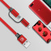 Кабель 2 в 1 Micro USB Lightning Cafele SC5-09-04 1 м