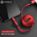 Кабель 2 в 1 Micro USB Lightning Cafele SC5-09-04 1 м