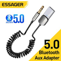 Essager Bluetooth 5.0 адаптер 3.5 мм AUX Hands Free для дома и авто (EB01)