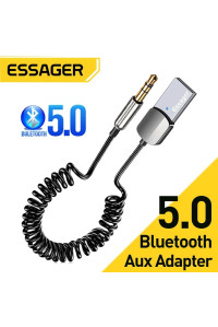 Essager Bluetooth 5.0 адаптер 3.5 мм AUX Hands Free для дома и авто (EB01)