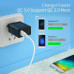 Зарядний пристрій 3 USB 30W Quick Charge 3.0 Essager ECTQC3-FBB01-BK