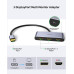 Розгалужувач DisplayPort на 3 монітори DP 1.4 MST спліттер 4k 60hz для Windows