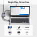 Розгалужувач DisplayPort - 2 HDMI для 2 моніторів 4k 60hz Splitter адаптер MST
