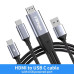Кабель HDMI-Type-C 4k 60hz для Xbox PS5 Steam Deck Xreal Studio Display 2.5 м