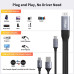 Кабель HDMI-Type-C 4k 60hz для Xbox PS5 Steam Deck Xreal Studio Display 2.5 м