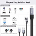 Кабель HDMI to Type-C 4k 60hz 90° для Xbox PS5 Steam Deck Nreal Xreal RayNeo 2.5 м