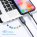 Кабель Micro USB Floveme з тестером струму та напруги (YXF149227-1) 1 м