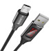 Кабель Micro USB Floveme з тестером струму та напруги (YXF149227-1) 1 м