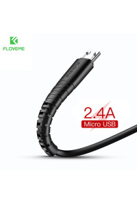 Кабель для быстрой зарядки Micro USB Quick Charge 2.4A FLOVEME YXF149790 1 м