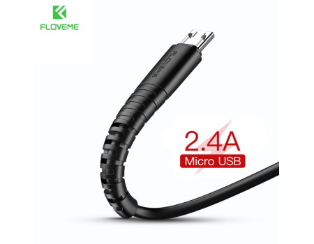 Кабель для быстрой зарядки Micro USB Quick Charge 2.4A FLOVEME YXF149790 1 м