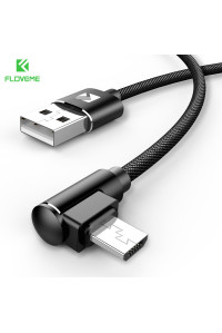 Кабель для швидкого заряджання Micro USB 90° FLOVEME YXF151977-1 1 м