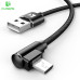 Кабель для быстрой зарядки Micro USB 90° FLOVEME YXF151977-1 1 м
