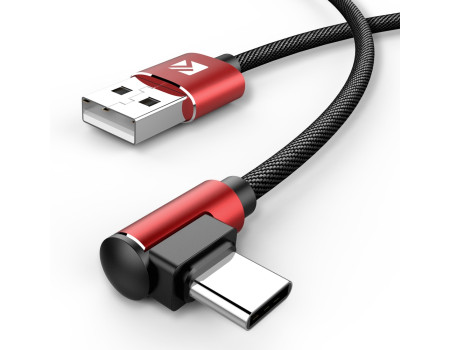 Кабель для швидкої зарядки USB Type-C 90° FLOVEME YXF151978-2
