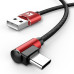 Кабель для швидкої зарядки USB Type-C 90° FLOVEME YXF151978-2