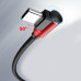 Кабель для швидкої зарядки USB Type-C 90° FLOVEME YXF151978-2