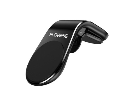 Магнітний тримач для телефону L-образний Floveme Black